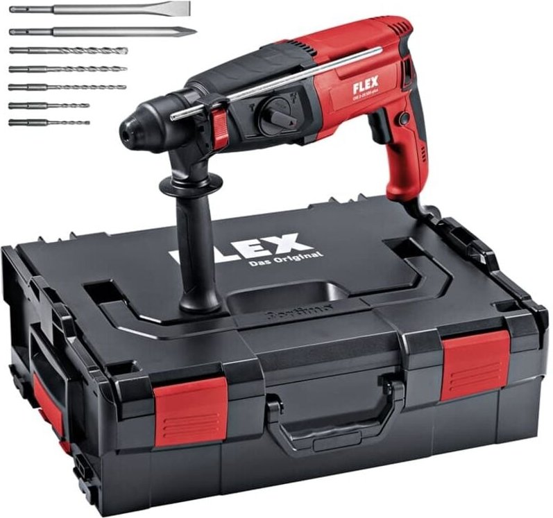 Flex - Kombihammer che 2-28 SDS-plus set + Bohr-/ Meißel-Set (452327)