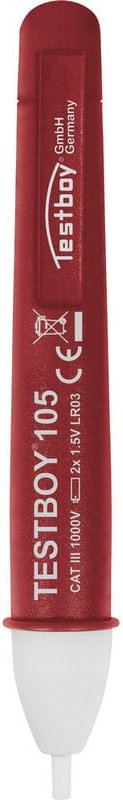 105 Berührungsloser Spannungsprüfer cat iii 1000 v led, Akustik, Vibration - Testboy