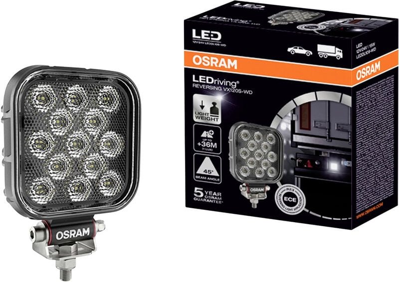 Automotive Rückfahrscheinwerfer 12 v, 24 v LEDriving Reversing vx 120S-WD, quadratischer led r - Osram