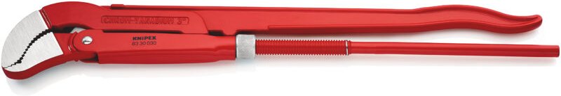Knipex - 83 30 030 Rohrzange S-Maul rot pulverbeschichtet 680 mm