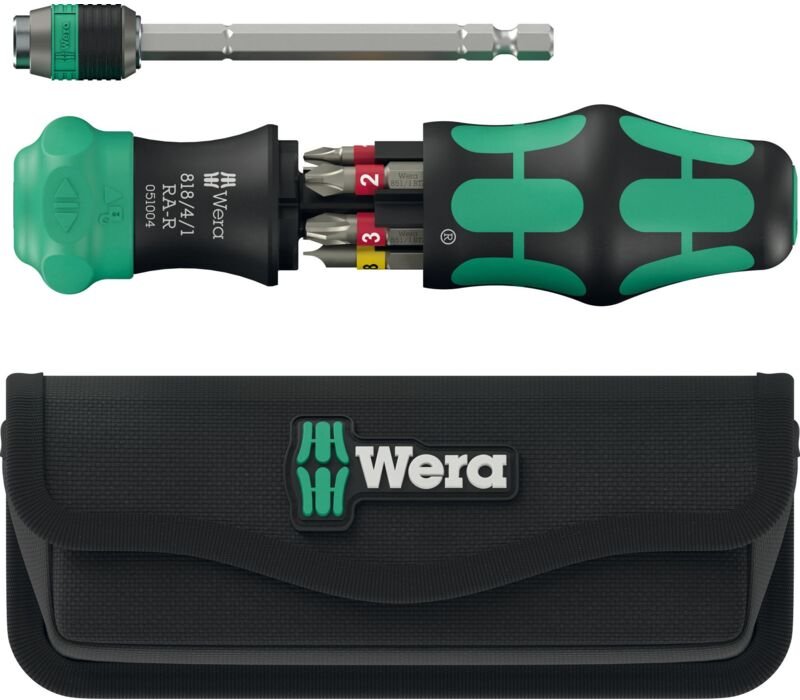 Wera Kraftform Kompakt 25 RA-R mit Tasche, 6-teilig