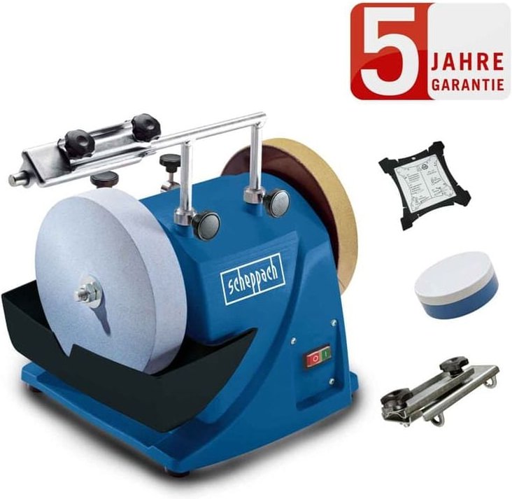 Scheppach - Nass-Schleifsystem Tiger 2000S Nassschleifmaschine mit Zubehör 200mm