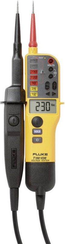Thumbnail - T130 Zweipoliger Spannungsprüfer cat iii 690 v, cat iv 600 v Akustik, lcd, led, Vibration - Fluke