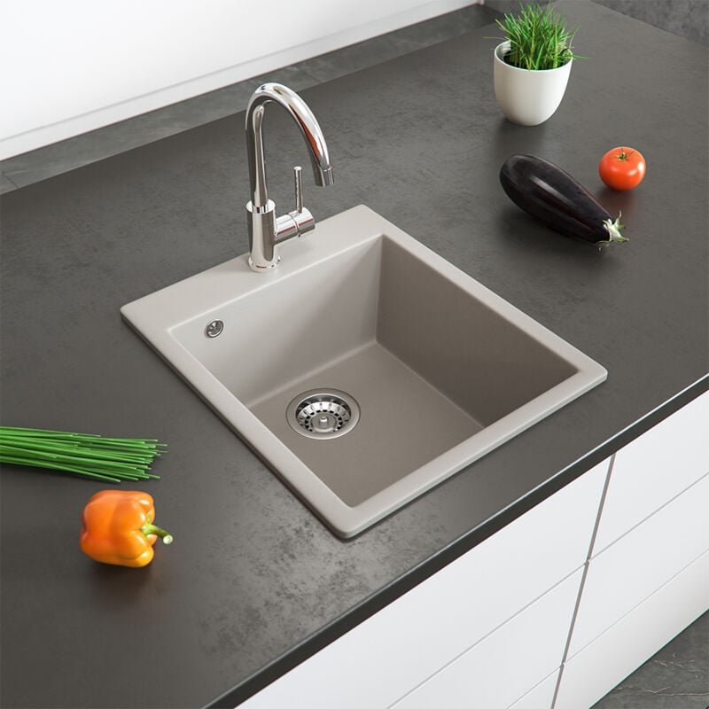 Spülbecken Venice, Beige, 42.5 x 50 cm, Bergström