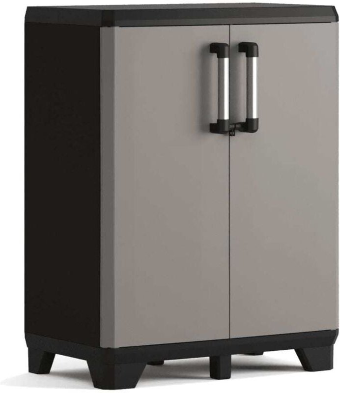Kunststoffschrank Pro niedrig 68x39x90cm Mehrzweckschrank Geräteschrank - Keter