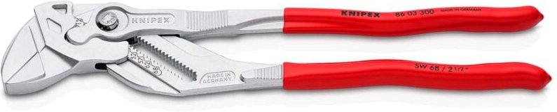 Knipex - Zangenschlüssel, Multi-Schraubenschlüssel, verchromt, 125-400 mm, Länge: 86 03 300 300mm