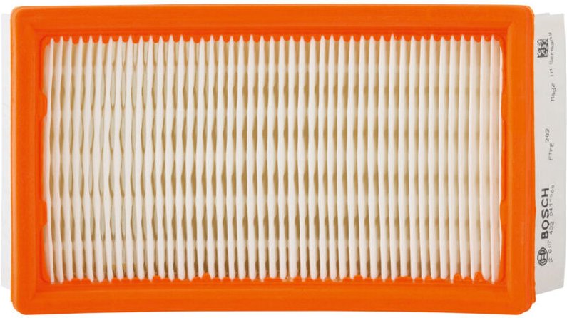 Flachfaltenfilter Polytetraflourethylen, viereckig, 240 x 140 x 56 mm - Bosch