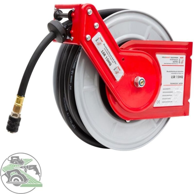 Druckluftschlauch Aufroller Holzmann LSR15HQ Schlauchlänge: 15+1 m