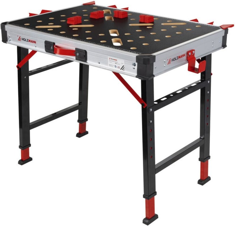 Holzmann - mobiler klappbarer Arbeitstisch FLEX01 Montagewerkbank