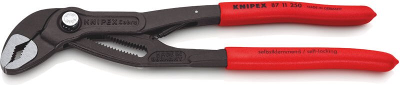 Knipex - Wasserpumpenzange Cobra®…matic L.250mm Spann-W.46mm pol.Ku.-Überzug