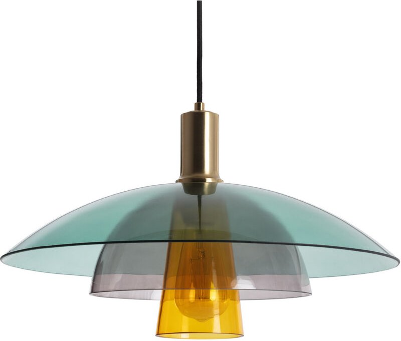 Pendelleuchte aus Glas Dolly Mehrfarbig