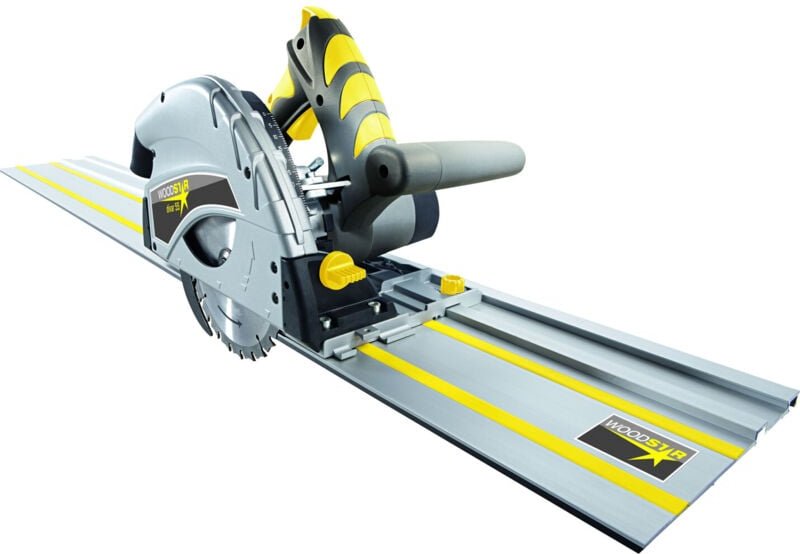Woodster - Woodstar Tauchsäge Divar 55 1200 w mit Führungsschiene Handkreissäge Paneelsäge
