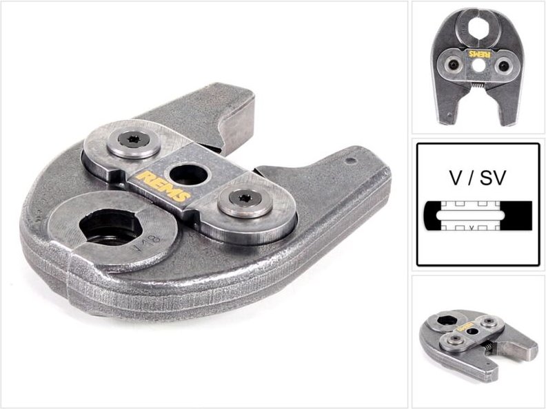 Blanc Habitat - rems Pressbacke Presszange Mini V18 ( 578332 ) für Mini-Press