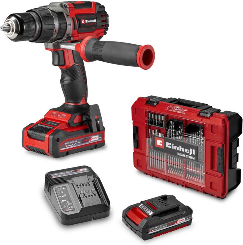 Einhell Professional Akku-Schlagbohrschrauber Mobile Werkstatt TP-CD 18/70 Li-i BL+70 Set Akkuschrauber
