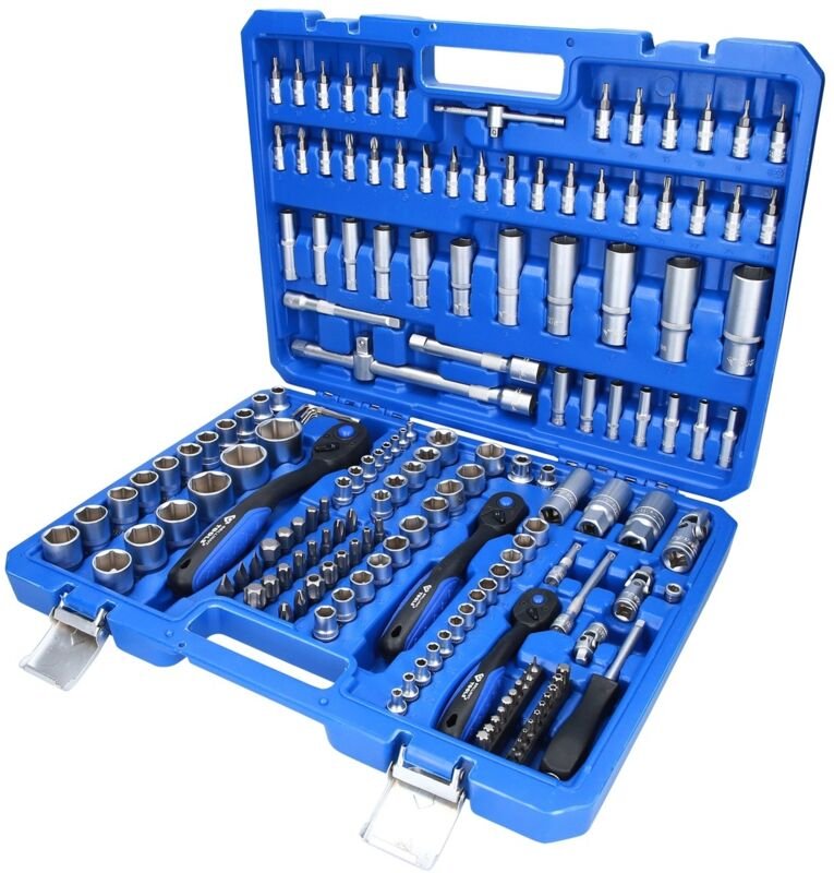 Brilliant Tools - Steckschlüssel-Satz, 172-tlg., 1/4, 3/8, 1/2