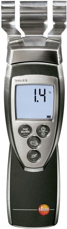 616 Materialfeuchtemessgerät Messbereich Baufeuchtigkeit (Bereich) 0 bis 20 % vol Messbereich - Testo