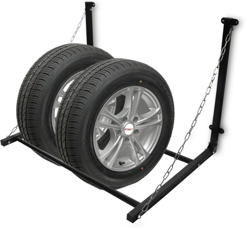 Reifen Wandregal Reifenhalterung Reifenregal Wandhalterung Reifenaufbewahrungssystem bis zu 4 Räder Anpassbar Klappbar M...