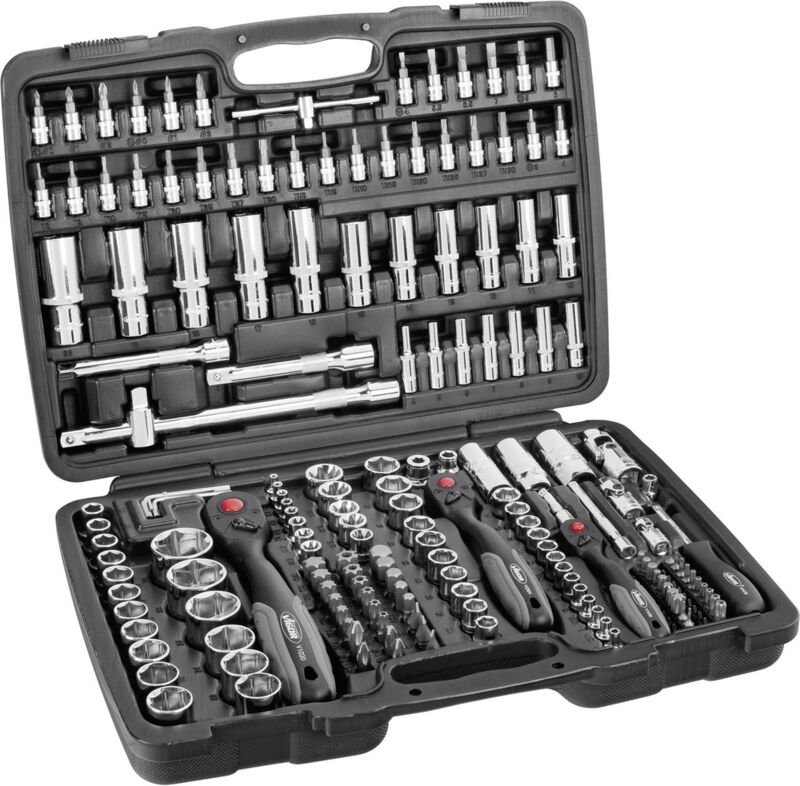 Steckschlüsselsatz 172-teilig Knarrenkasten Nusskaten V2461 Steckschlüssel - Vigor