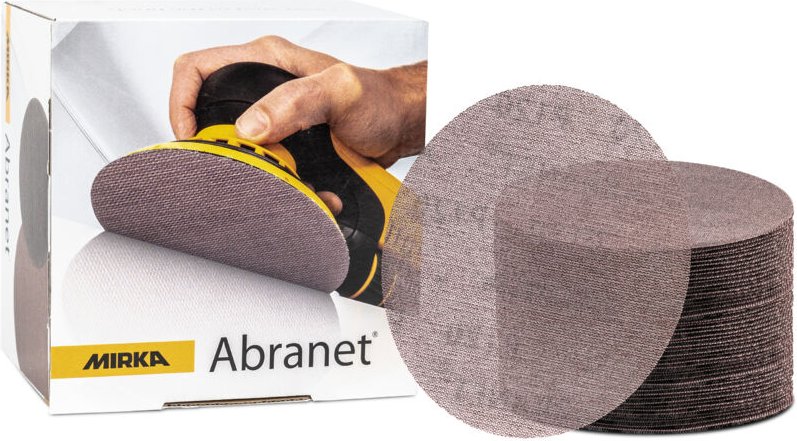 Abranet Schleifgitter ø 125mm Klett / Für alle 125mm Exzenterschleifer und Schleifmaschinen geeignet / zum Schleifen von...