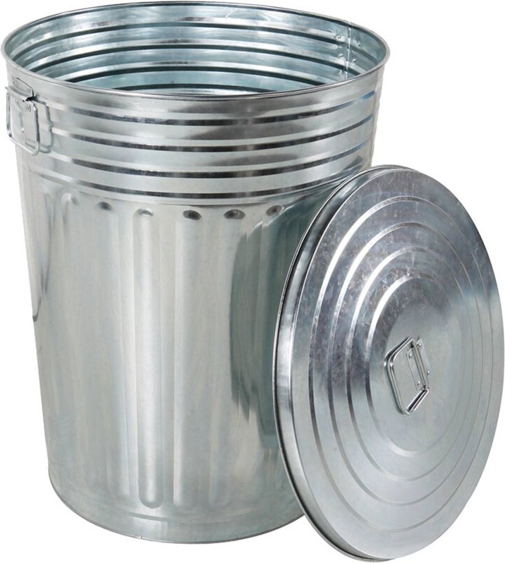 Abfalleimer Mülleimer Tonne Metall-MMT58-LEX