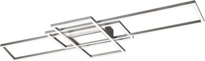 Trio - led Deckenleuchte irvine nickel matt Deckenlampe Lampe 105cm Fernbedienung