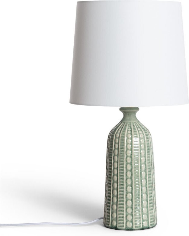 Ledkia - Tischlampe Keramik Zellin Khakigrün