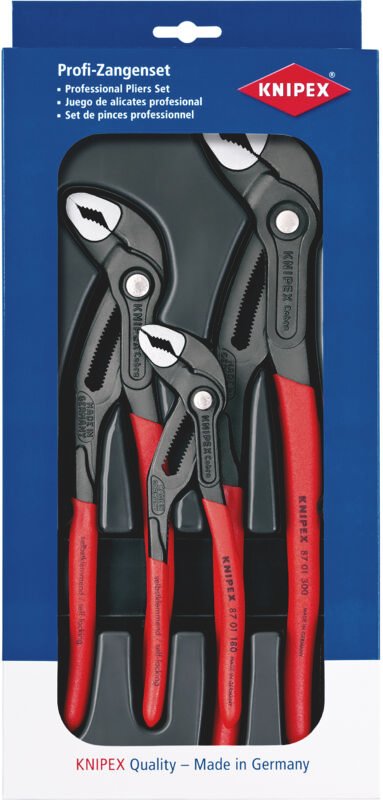 FP - knipex Wasserpumpenzange Rohrzange Cobra Set 00 20 09 V02