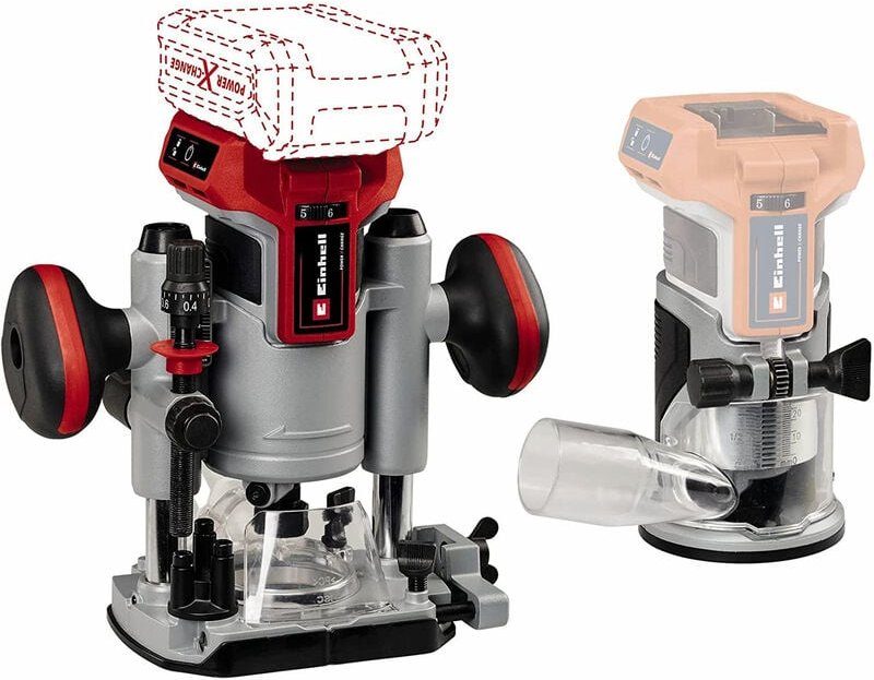 Thumbnail - Akku-Oberfräse Kantenfräse tp-ro 18 Set Li bl - Solo - Einhell