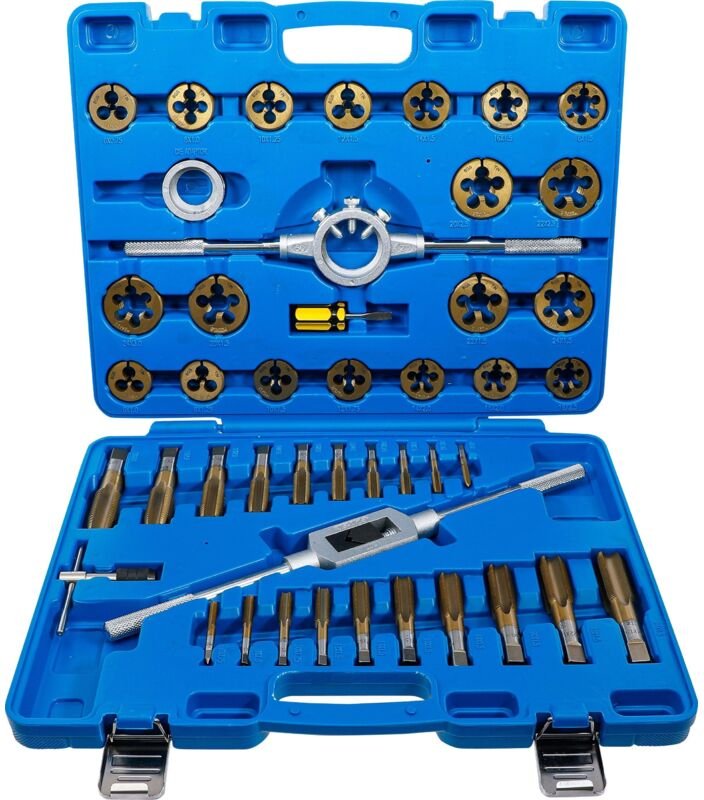 Gewindeschneid-Satz Tin-beschichtet M6 - M24 45-tlg.