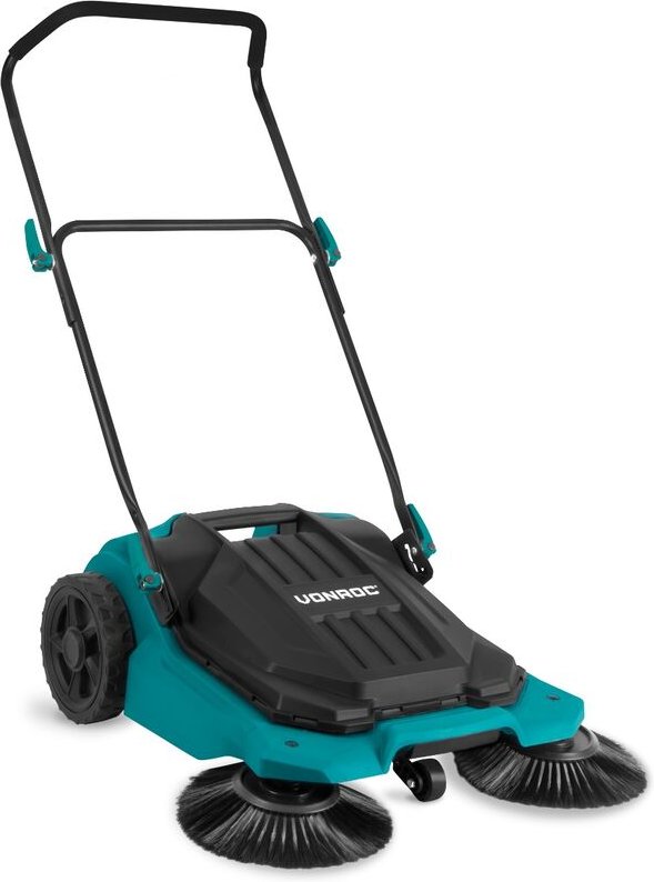 Kehrmaschine - 65cm Kehrbreite - 18 Liter Behälter - kehrt bis zu 2600m2 pro Stunde