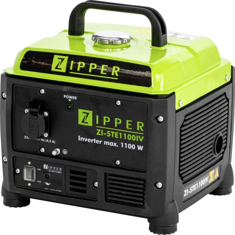 Thumbnail - Zipper Inverter Stromerzeuger Notstromaggregat Benzin Generator 230 V 1100W