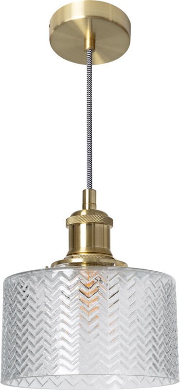 Efectoled - Pendelleuchte Glas Matisse Gold