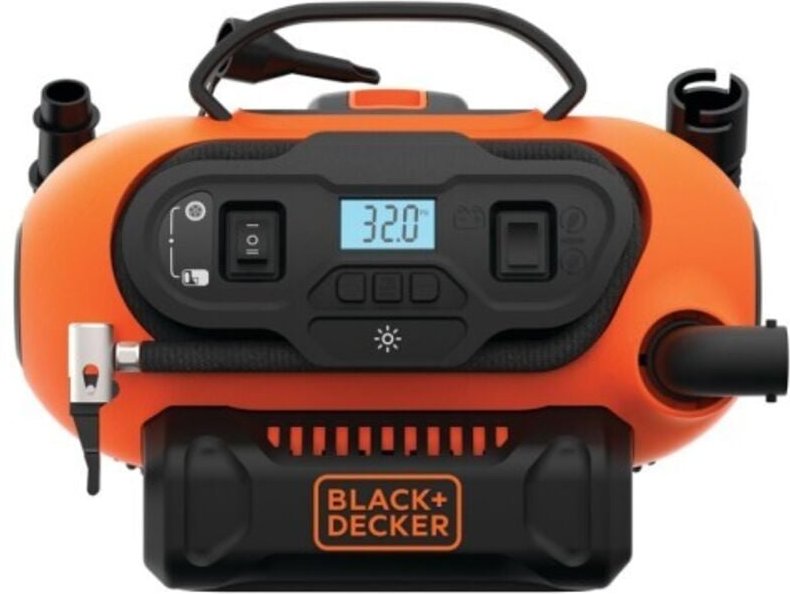 Black&decker - Kompressor 11 bar / 160 psi schwarz+Decker bdcinf18n-qs
