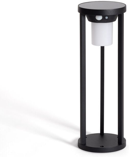 Led Bodenstehleuchte Außen Solar 2W 40cm Aluminium mit Bewegungssensor Eneko Schwarz