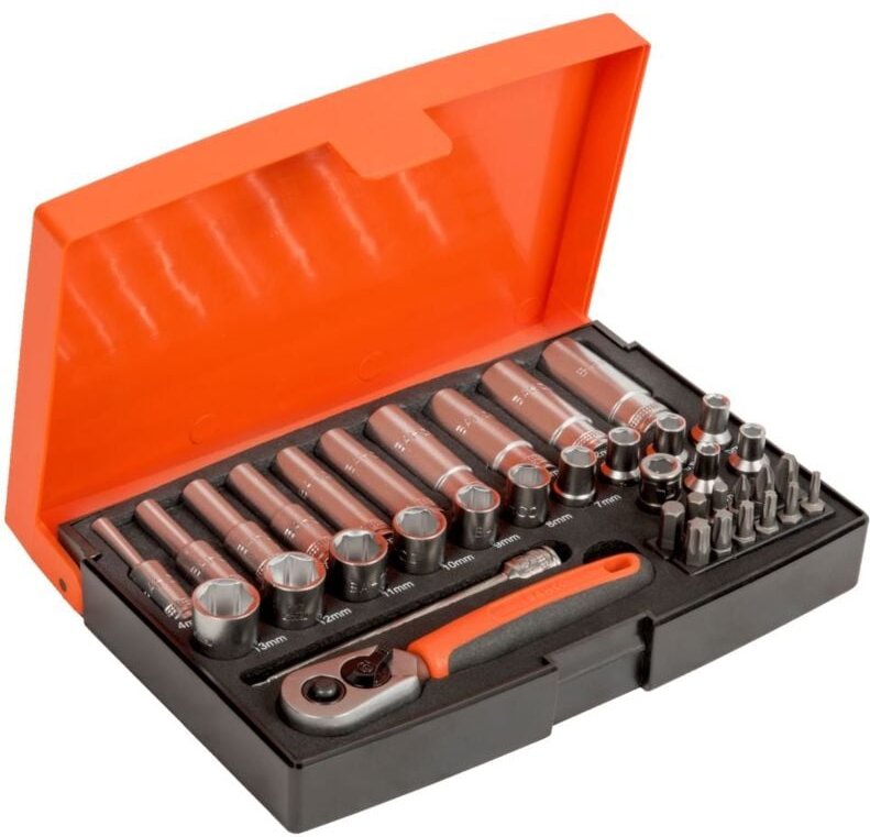 Steckschlüsselsatz 37teilig SL25L - Bahco