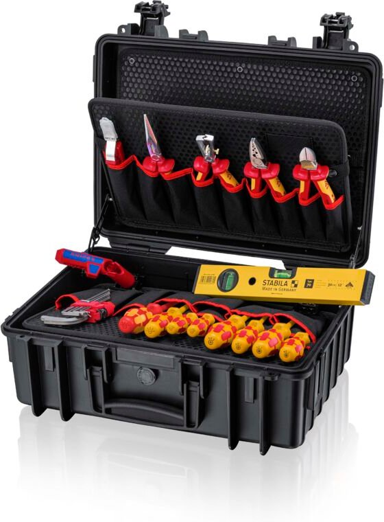 Knipex - Werkzeugkoffer "Robust23 Start Elektro 24-tlg.