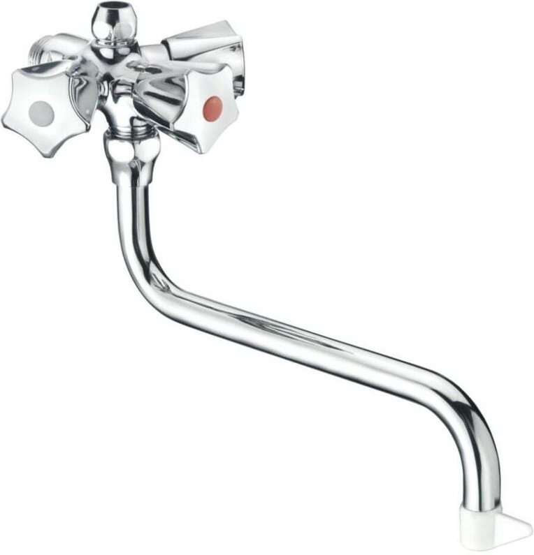 Cornat - Spültisch-Wandarmatur Duolux Niederdruck, chrom Wand-Armaturen