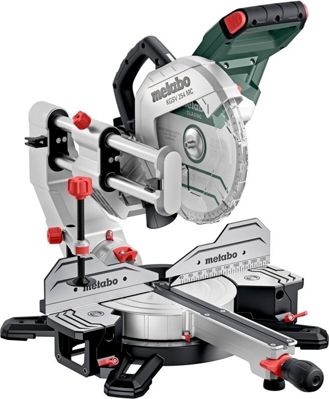 Metabo Kappsäge KGSV 254 MC 254mm HM-Sägeblatt 60Z Spänefangsack & Zugfunktion
