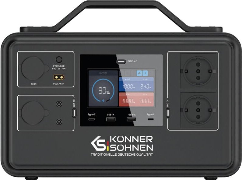 Könner&söhnen - Tragbare Powerstation ks 1200PS