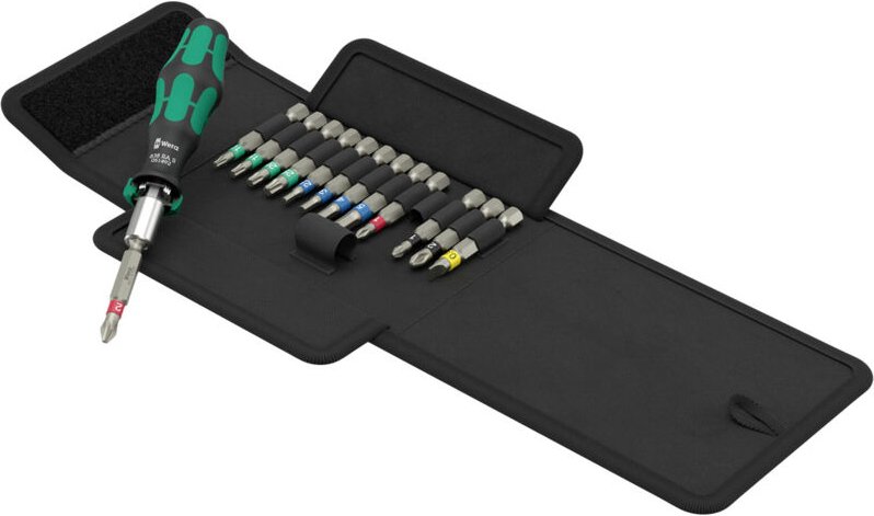 Kraftform Kompakt 838 ra s Set 1 Ratschenschraubendreher-Set, 14-teilig - Wera