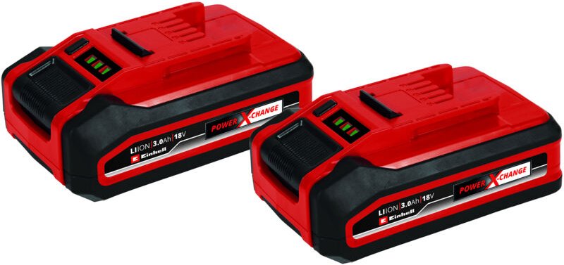 Original Einhell 3 Ah Power X-Change plus Akku (18 v, Li-Ion, universell verwendbar für alle PXC-Geräte, Ladestandskontr...
