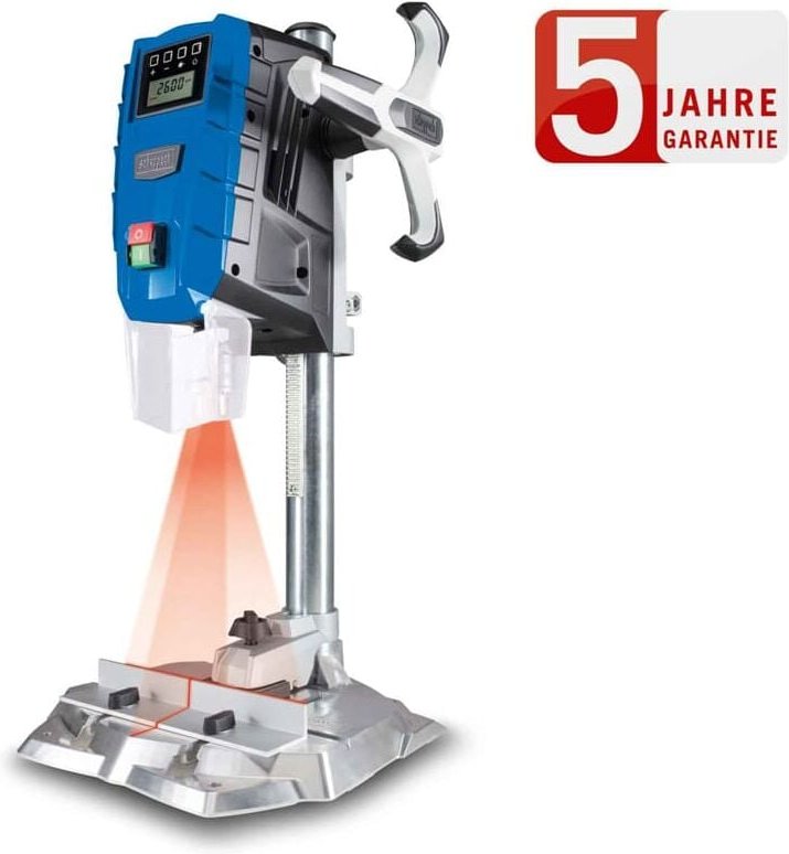 Scheppach Tischbohrmaschine Säulenbohrmaschine DP55 mit Digitaldisplay & Laser