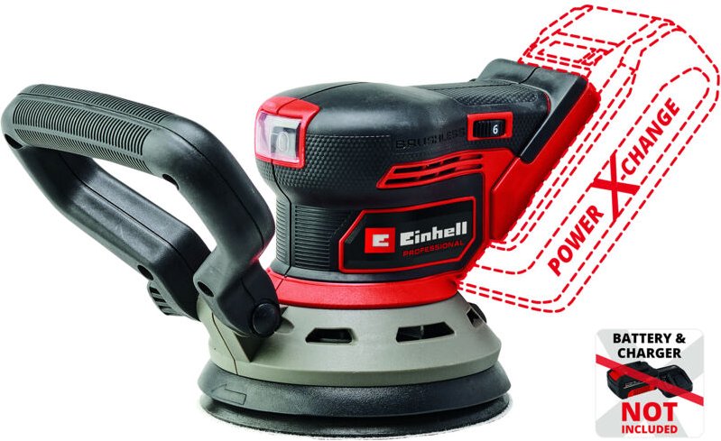 Ponceuse excentrique 18V Ø125mm tp-rs 18/32 Li bl (solo) Einhell 4462020