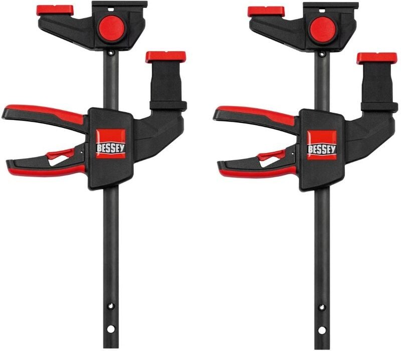 2 x Einhand Tischzwinge EZR15-6SET - Bessey