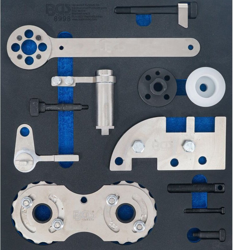 Bgs Technic - Werkstattwageneinlage 2/3: Motor-Einstellwerkzeug-Satz für Volvo B4204