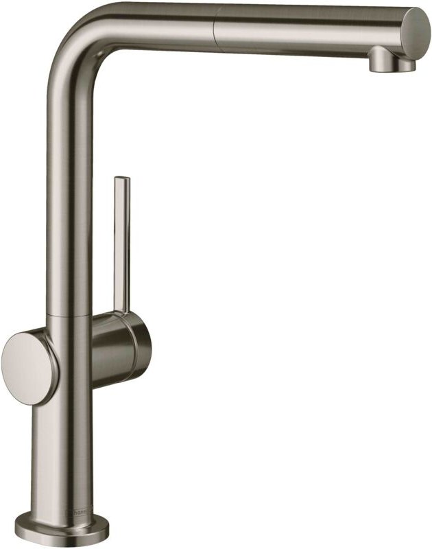 Spültischmischer HANSGROHE 270 Talis M54 1jet Edelstahl Finish 72808800