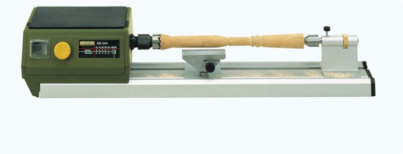Proxxon Micro Drechselbank DB 250 elektronische Drehzahlregelung, für Modellbau