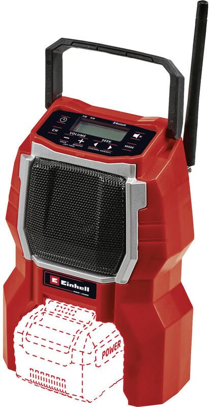 Classic Akku-Radio tc-ra 18 Li bt Solo 18 v am/fm - Einhell