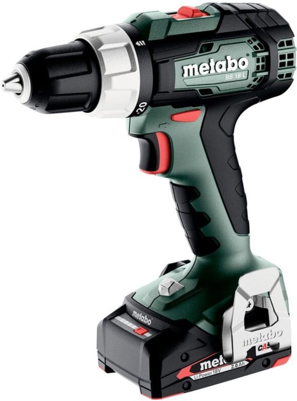 Metabo - Akku-Bohrschrauber bs 18 l, 2x 2,0 Ah und Ladegerät in x 145