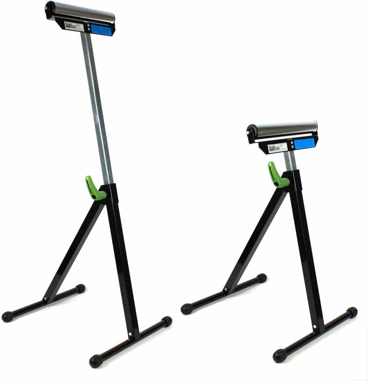 2x Rollenbock 90 kg höhenverstellbar bis 109cm 30 cm Rollenbreite klappbar Schnellverschluss